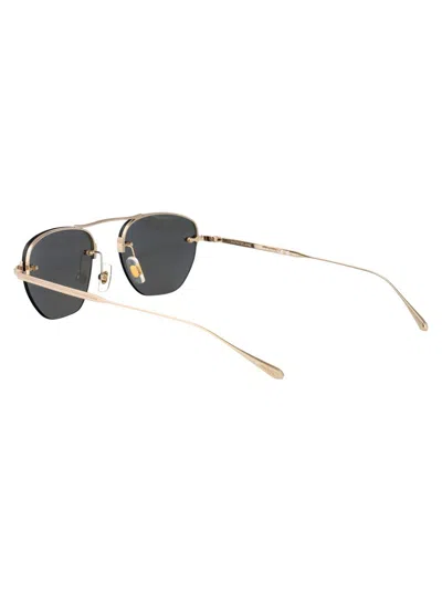 Montblanc Mb0404s Linea Nib 001 Gold Grey Sunglasses
