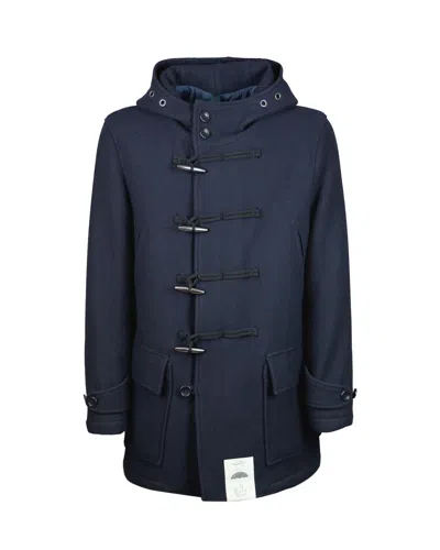 Camplin Cappotto Montgomery Atlantic Blu In Blue