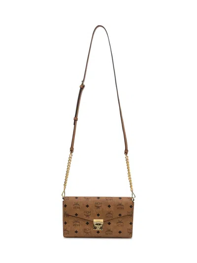 Mcm Tracy Shoulder Bag In Brown