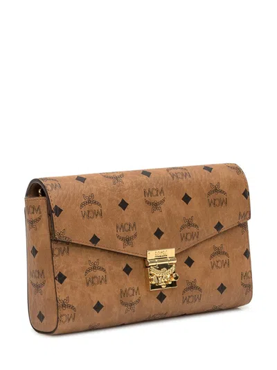 Mcm Tracy Shoulder Bag In Brown