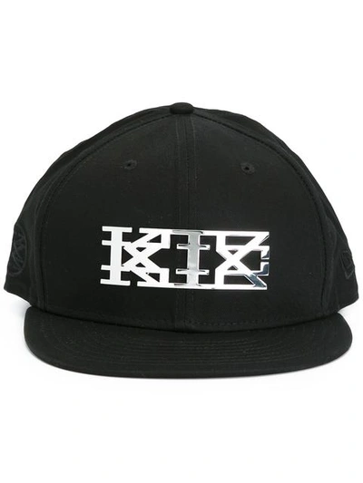 Shop Ktz Logo Plaque Cap In Black