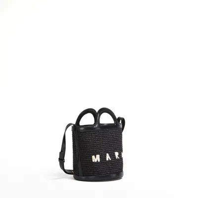 Marni Mini Bucket Bag In Black