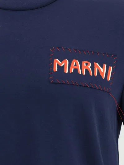 Marni T-shirts In Blue