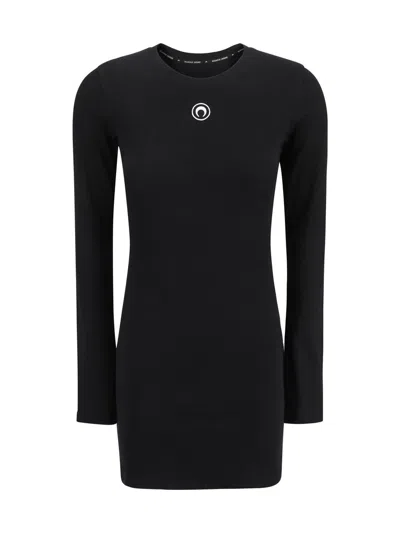Marine Serre Dress In Black
