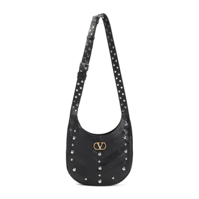 Valentino Garavani Small Shoulder Bag In Black