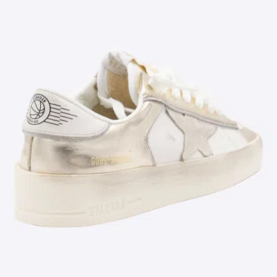 Golden Goose Low-top Sneakers With Suede And Leather Details In Multi
