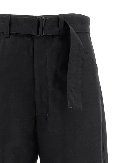 Lemaire Curved Tailored Pants In Black