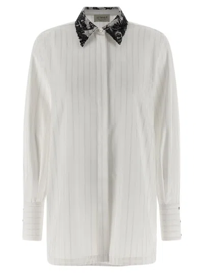 Le Twins Daniel Shirt And Blouse White In White