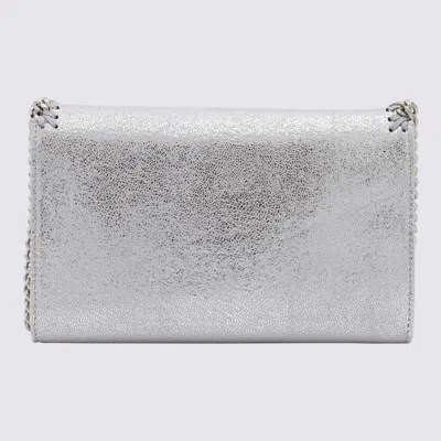 Stella Mccartney Falabella Metallic Finish Shoulder Bag In Metallic