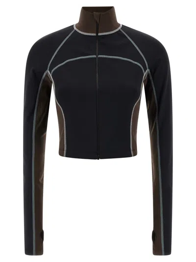 Fendi Color Block Tops Multicolor In Black