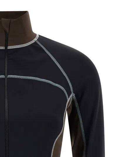 Fendi Color Block Tops Multicolor In Black