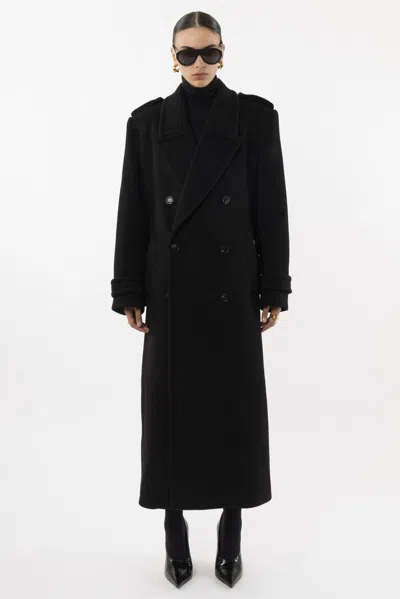 Arakii Wool Coat In Black