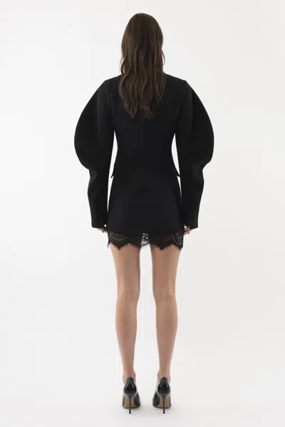 Arakii Sculpted Blazer Dress In Black