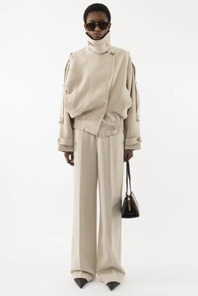 Arakii Halo Biker Jacket In Sand