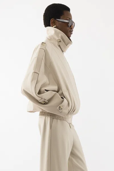 Arakii Halo Biker Jacket In Sand