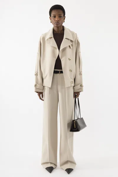 Arakii Halo Biker Jacket In Sand