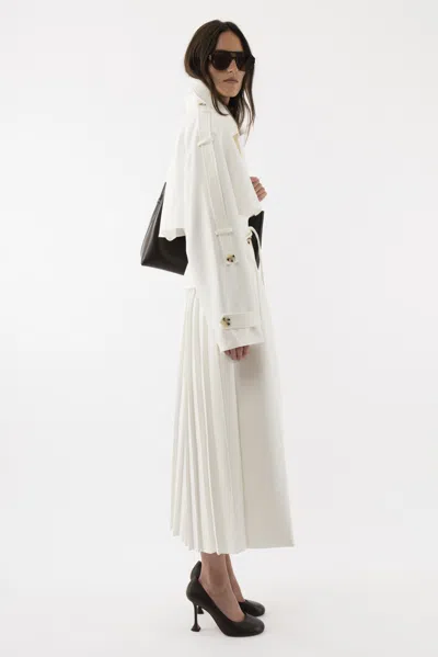 Arakii Halo Trenchcoat In White