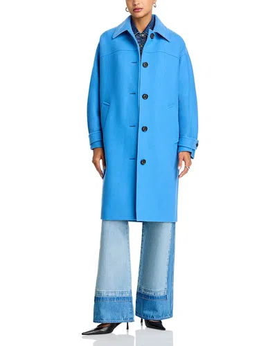 Veronica Beard Laurent Dickey Coat In Blue