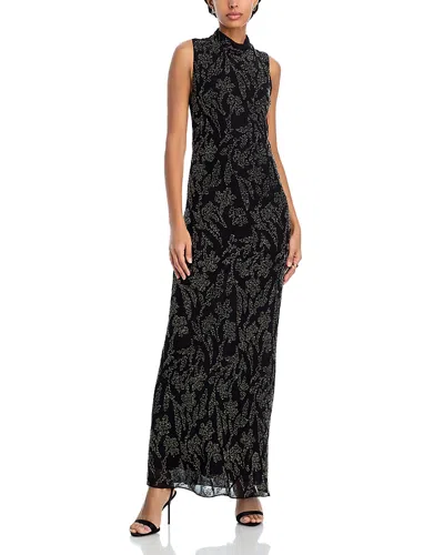 Veronica Beard Sylven Beaded Maxi Dress In Black