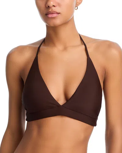 Ramy Brook Gari Bikini Top In Brown
