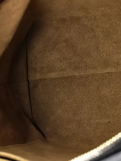 Pre-owned Louis Vuitton Babylone Handbag Mahina Leather Bb Hobo Bag In Black