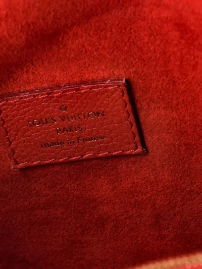 Pre-owned Louis Vuitton Victoire Handbag Monogram Canvas And Leather Shoulder Bag In Brown