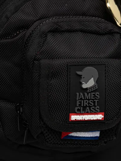 Sprayground Flag-patches Backpack In Black