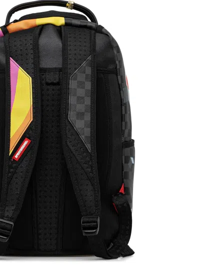 Sprayground Scooby Doo Checked-pattern Backpack In Black
