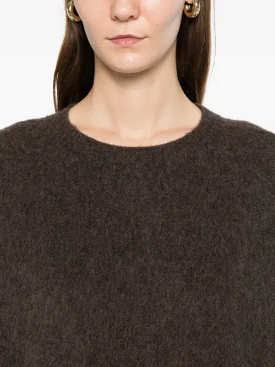 Avant Toi Round-neck Sweater In Brown