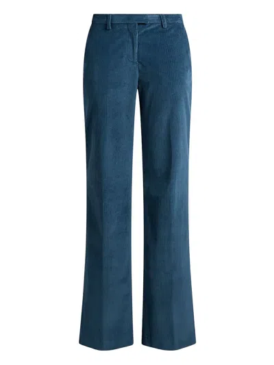 Etro Corduroy Trousers In Blue