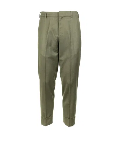 Cruna Bergen Cuffed Trousers In Green