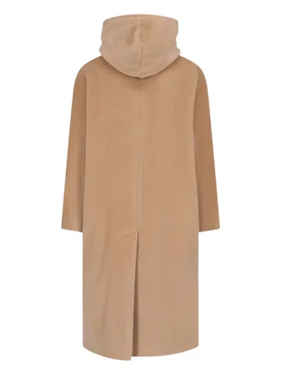 Tagliatore Structured Tailored Coat With Classic Silhouette In Brown