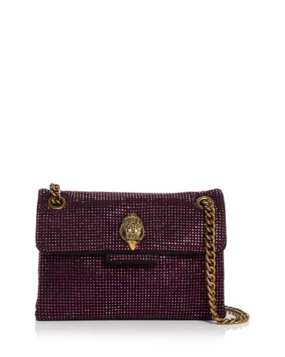 Kurt Geiger Mini Kensington Embellished Crossbody Bag In Pink