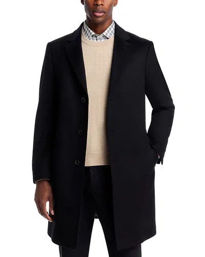 Cardinal Of Canada St. Pierre Cashmere Topcoat In Black