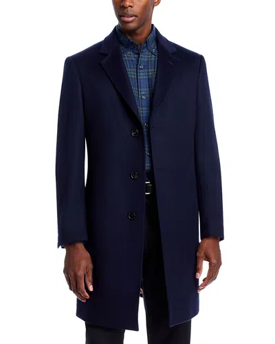 Cardinal Of Canada St. Pierre Cashmere Topcoat In Blue