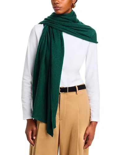 C By Bloomingdale's Cashmere Oversized Knit Scarf - Exclusive In Green