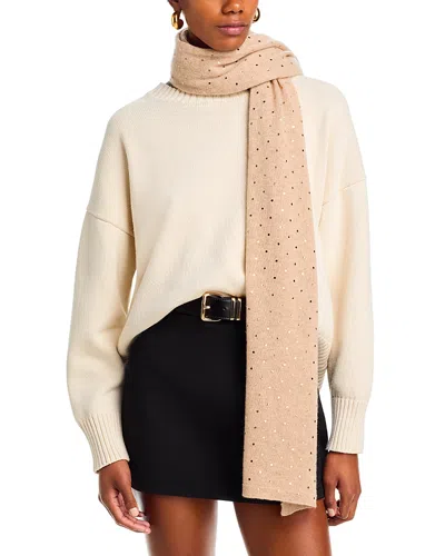 C By Bloomingdale's Cashmere Foil Dot Oversized Blanket Scarf - Exclusive In Pink