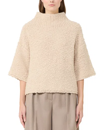 Max Mara Eccelso Alpaca And Wool-blend Sweater In Neutral