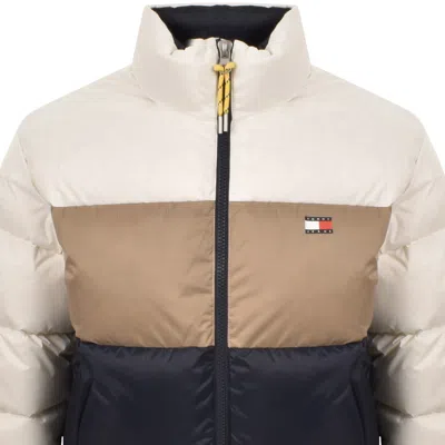 Tommy Jeans Alaska Puffer Jacket White In Multi