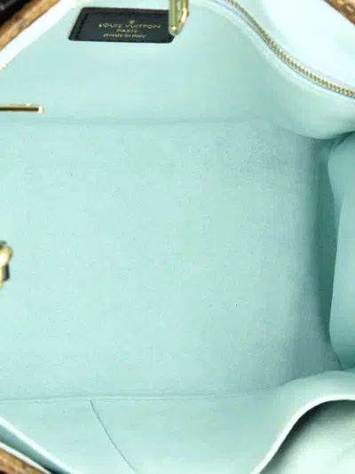 Pre-owned Louis Vuitton Onthego Limited Edition Sun Yitian Reverse Monogram Canvas Pm Tote Bag In Brown