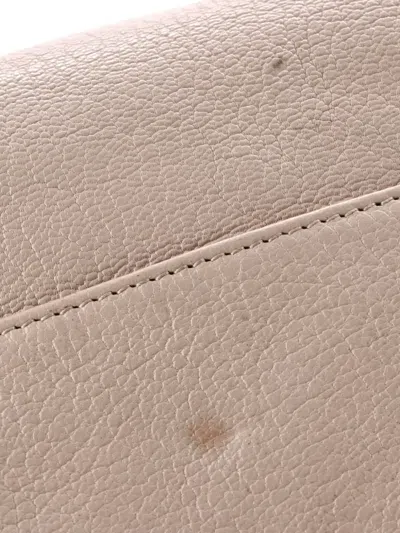 Pre-owned Balenciaga City Classic Metallic Edge Bag Leather Medium Satchel In Neutral