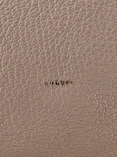 Pre-owned Balenciaga City Classic Metallic Edge Bag Leather Medium Satchel In Neutral