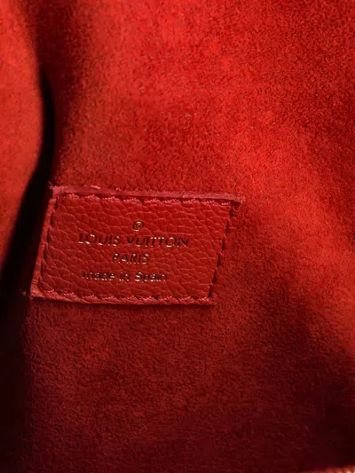 Pre-owned Louis Vuitton Victoire Handbag Monogram Canvas And Leather Shoulder Bag In Brown