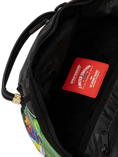 Sprayground Scooba Dooba Checked-pattern Backpack In Black