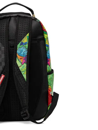 Sprayground Scooba Dooba Checked-pattern Backpack In Black