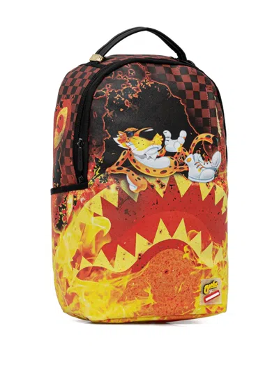 Sprayground X Cheetos Tiger-print Backpack In Multi