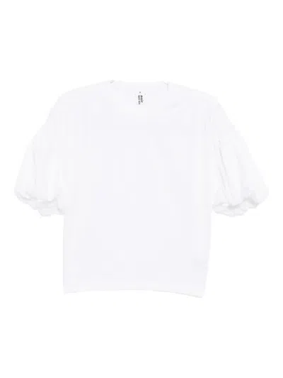Noir Kei Ninomiya Cotton T-shirt In White