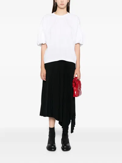 Noir Kei Ninomiya Cotton T-shirt In White