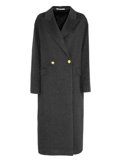 Tagliatore Linden Wool Double-breasted Coat In Blue