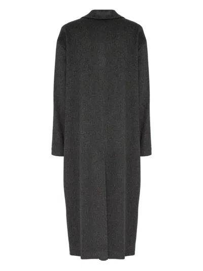 Tagliatore Linden Wool Double-breasted Coat In Blue